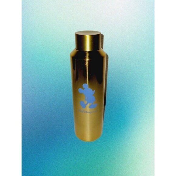 2021 Starbucks Disney World 50th Anniversary Gold Water Bottle Tumbler | 20oz - Picture 5 of 9